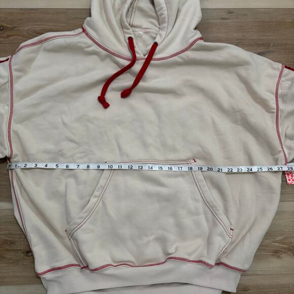 Free People Final Call Rose Logo Hoodie L - Picture 5 of 9